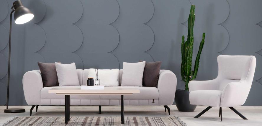 Geralt Üçlü Koltuk (Sabit)